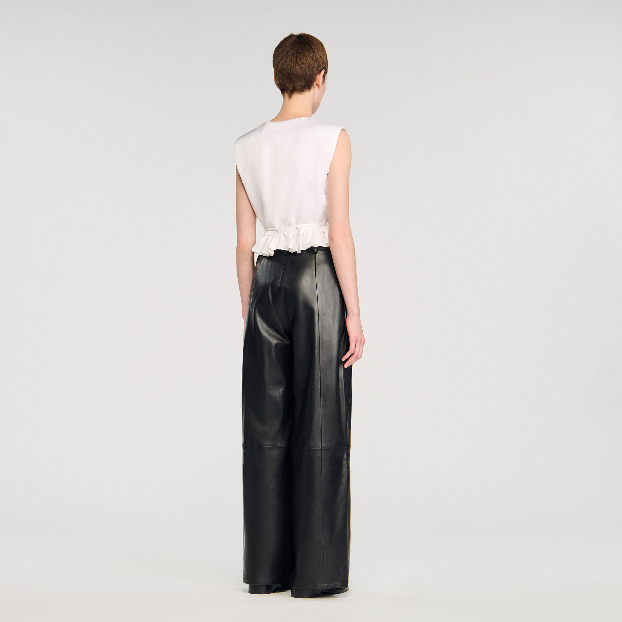 Ruffled crop top Ruffled crop top
