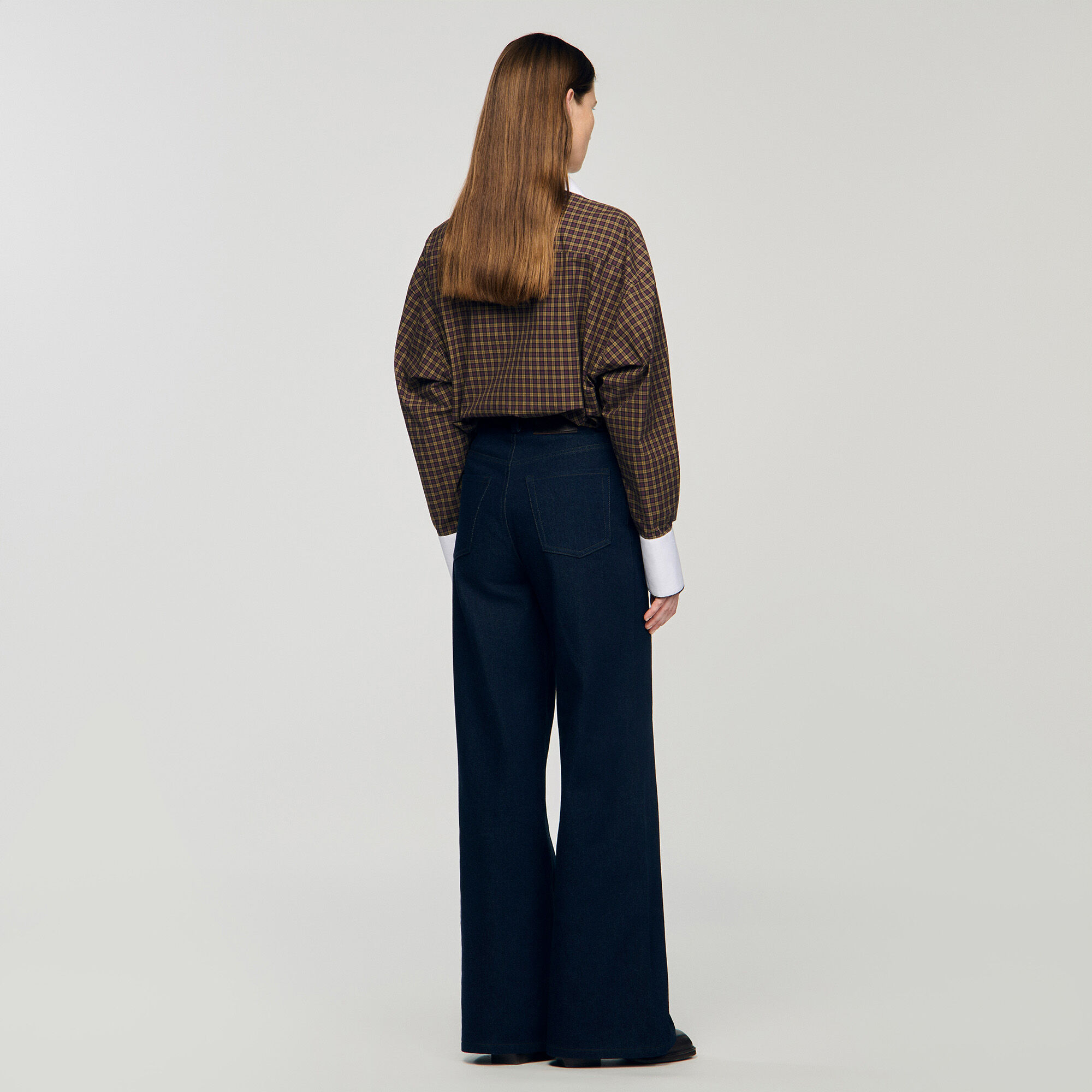Wide-leg raw jeans Wide-leg raw jeans