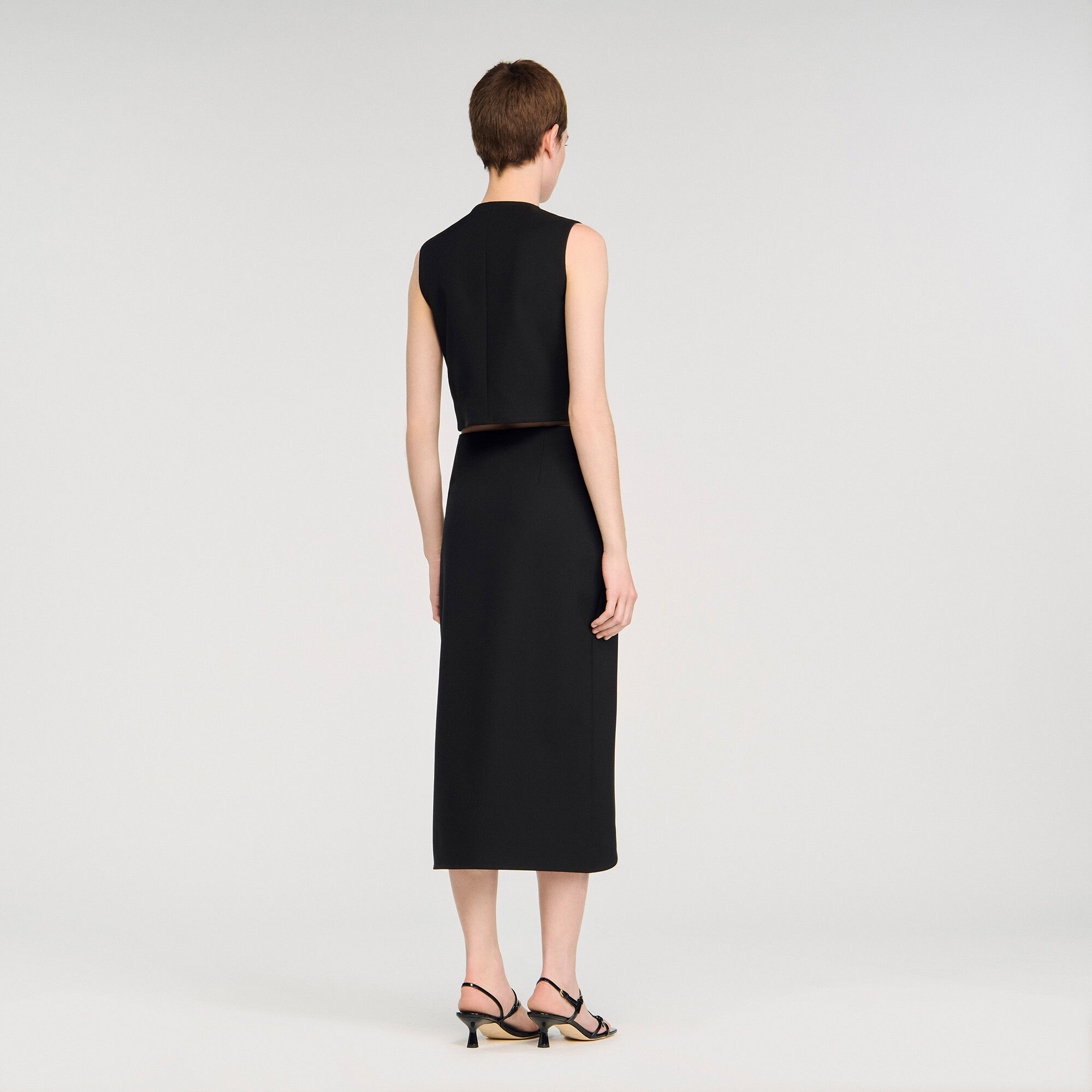Buttoned midi skirt Buttoned midi skirt