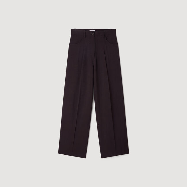 Wide-leg trousers