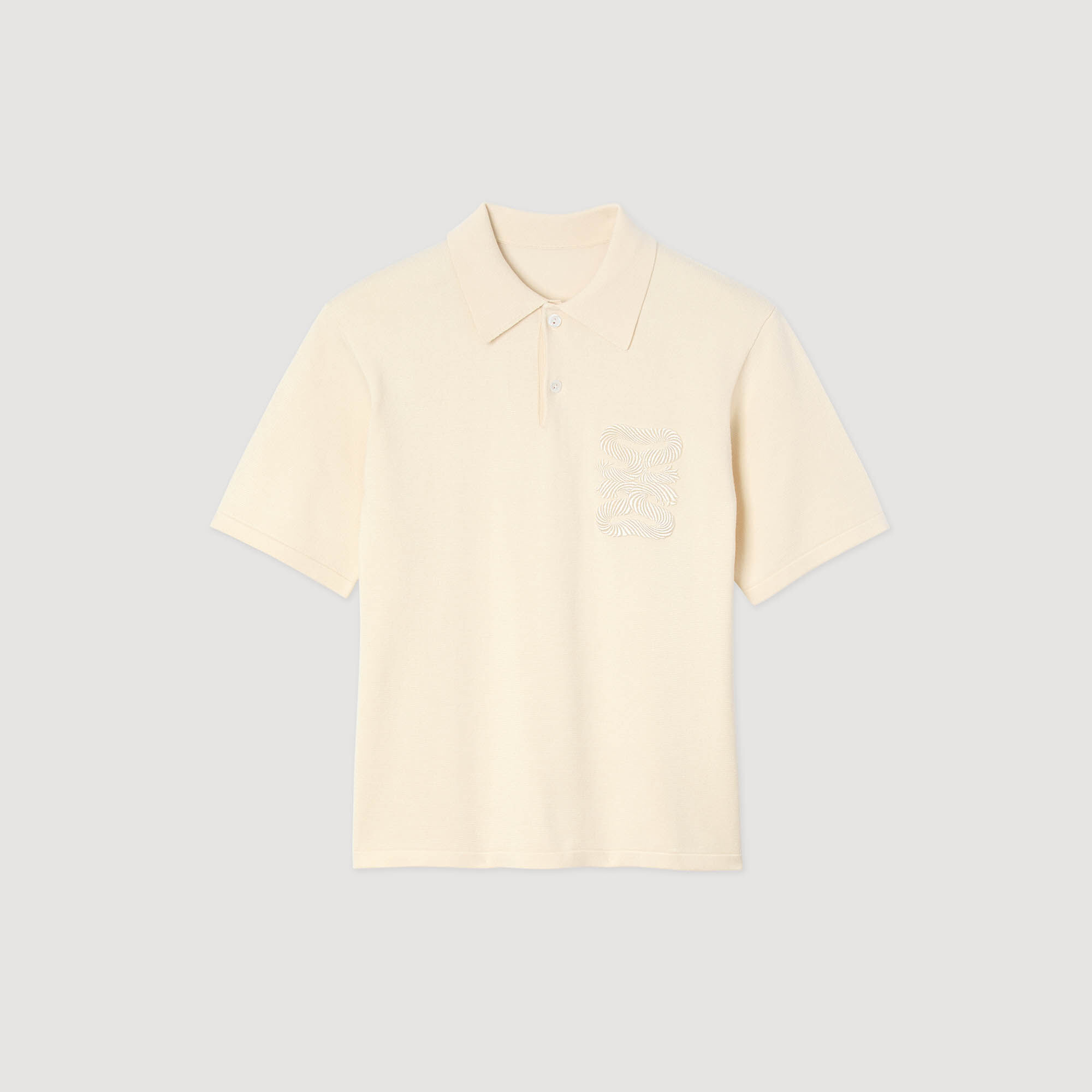 Polo with rope embroidery Polo with rope embroidery