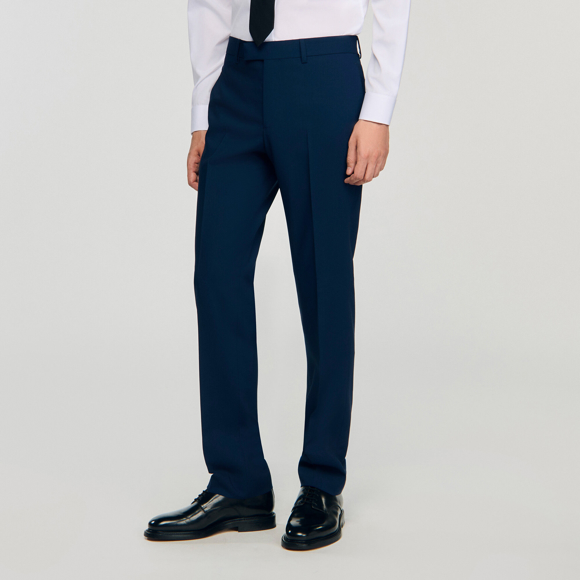 Wool suit trousers