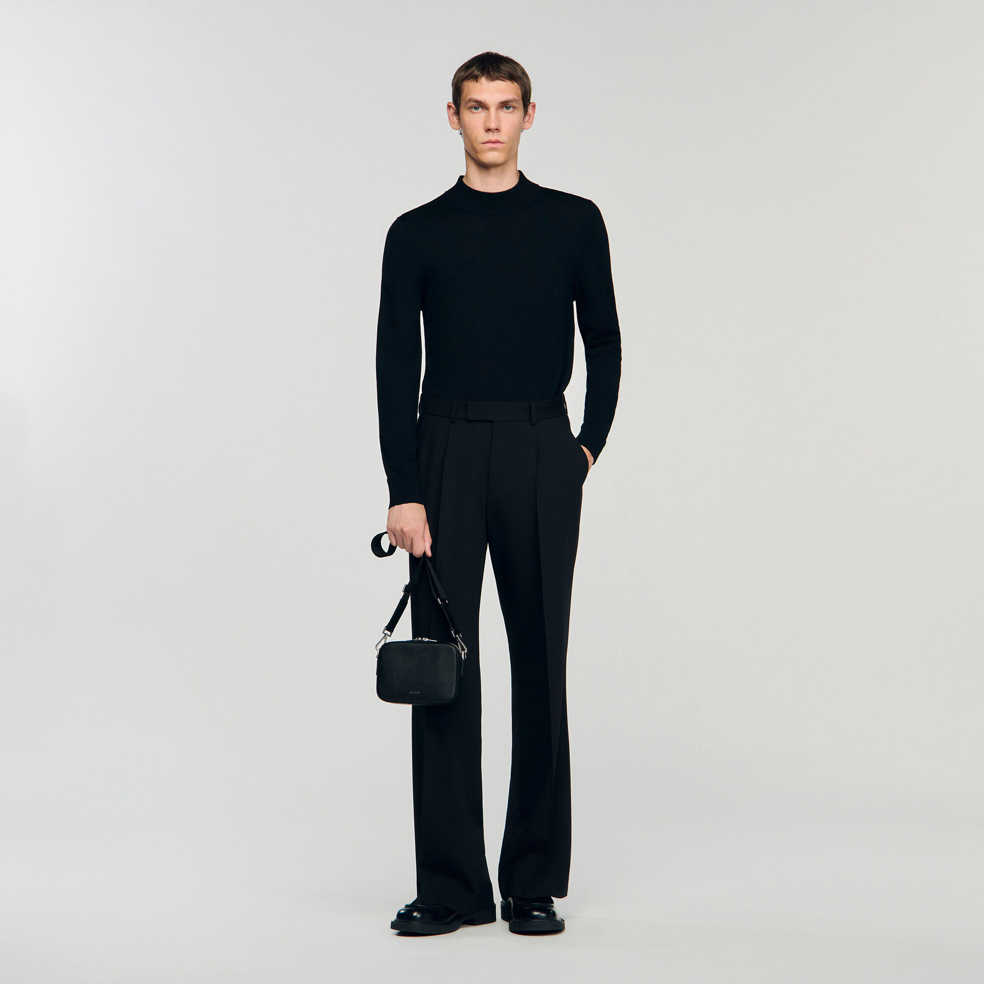 Small reconstituted leather bag