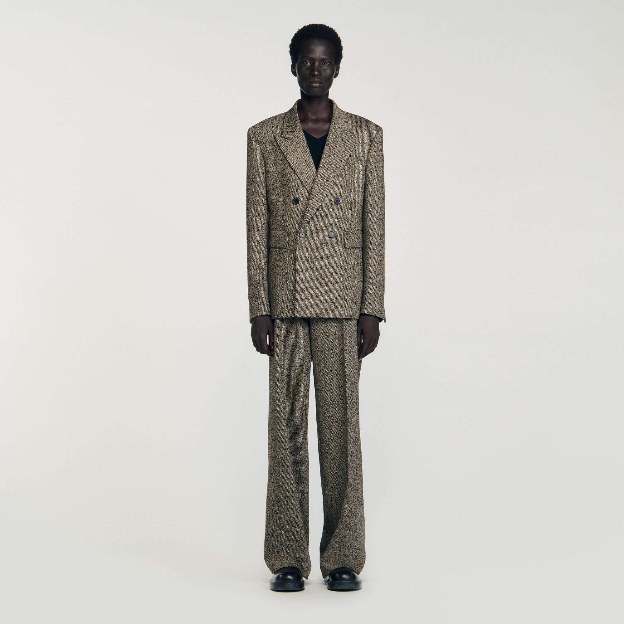 Double-breasted suit jacket Double-breasted suit jacket