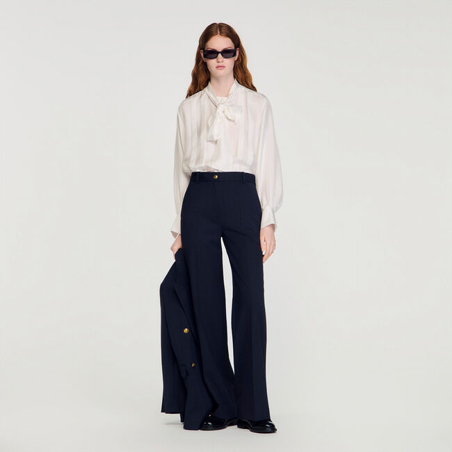 Chalk-striped trousers