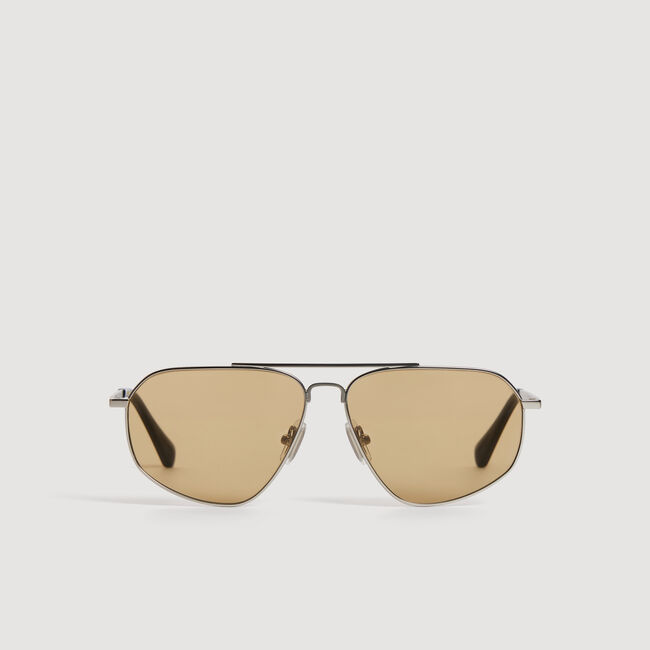 Metal aviator sunglasses