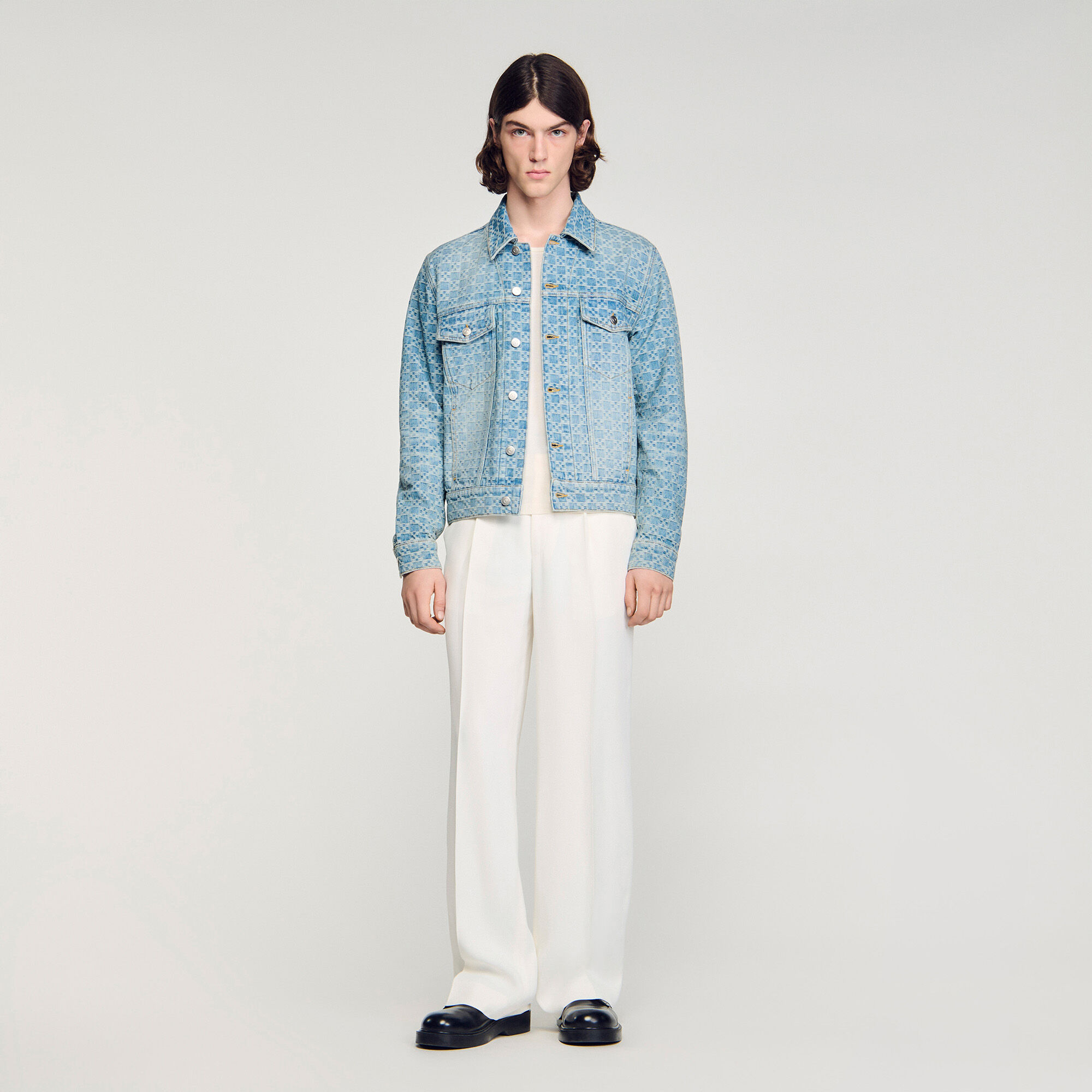 Square Cross denim jacket