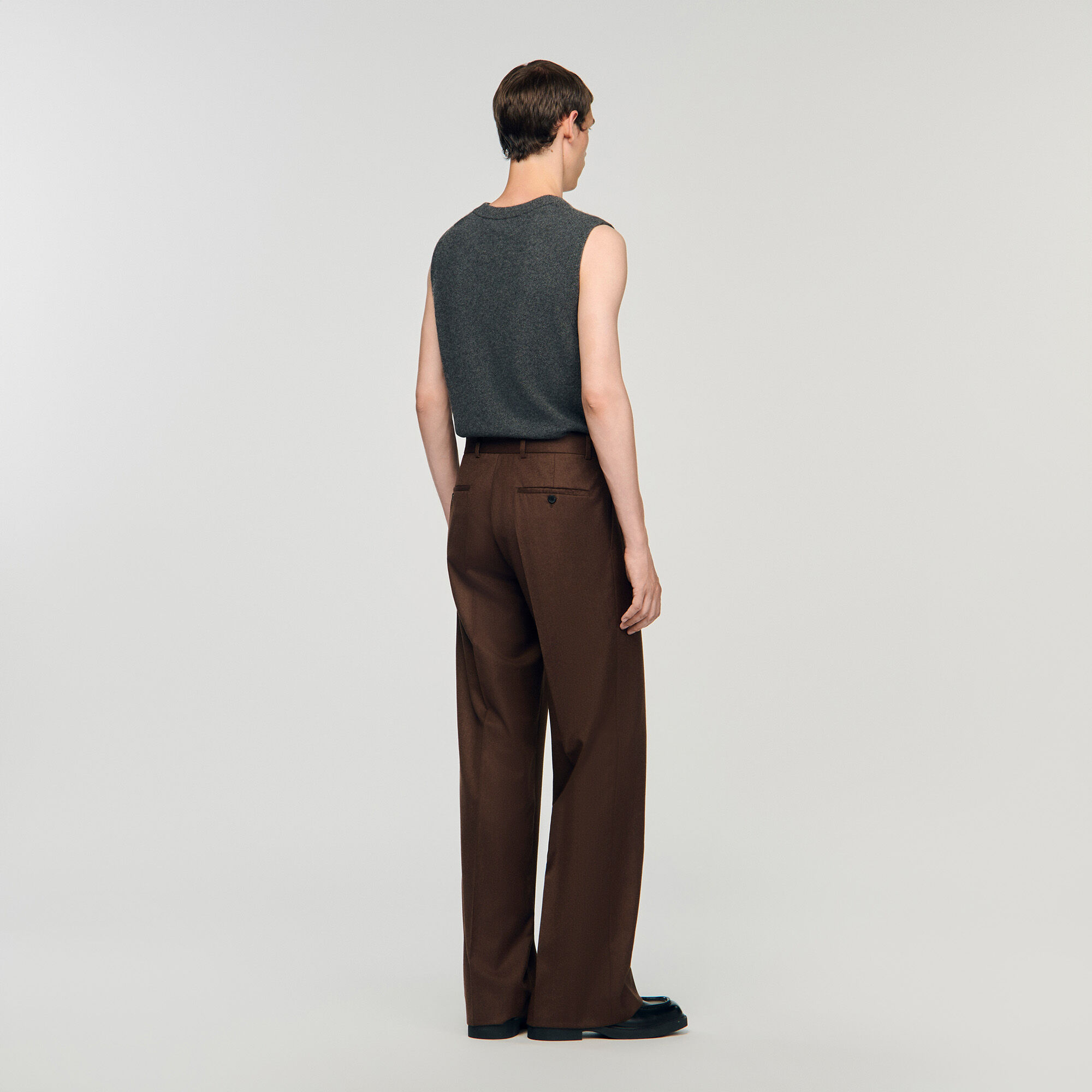 Wide-leg wool trousers Wide-leg wool trousers