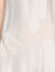 Asymmetric satin-effect dress