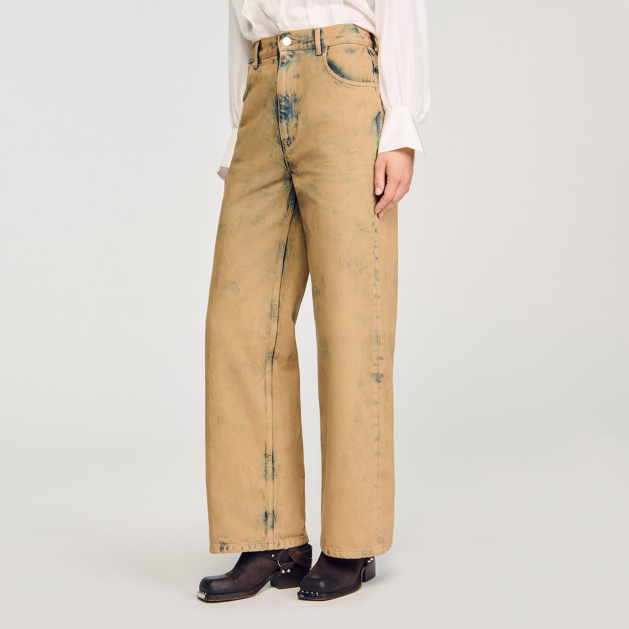 Faded wide-leg jeans Faded wide-leg jeans
