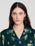 Paisley print pyjama shirt