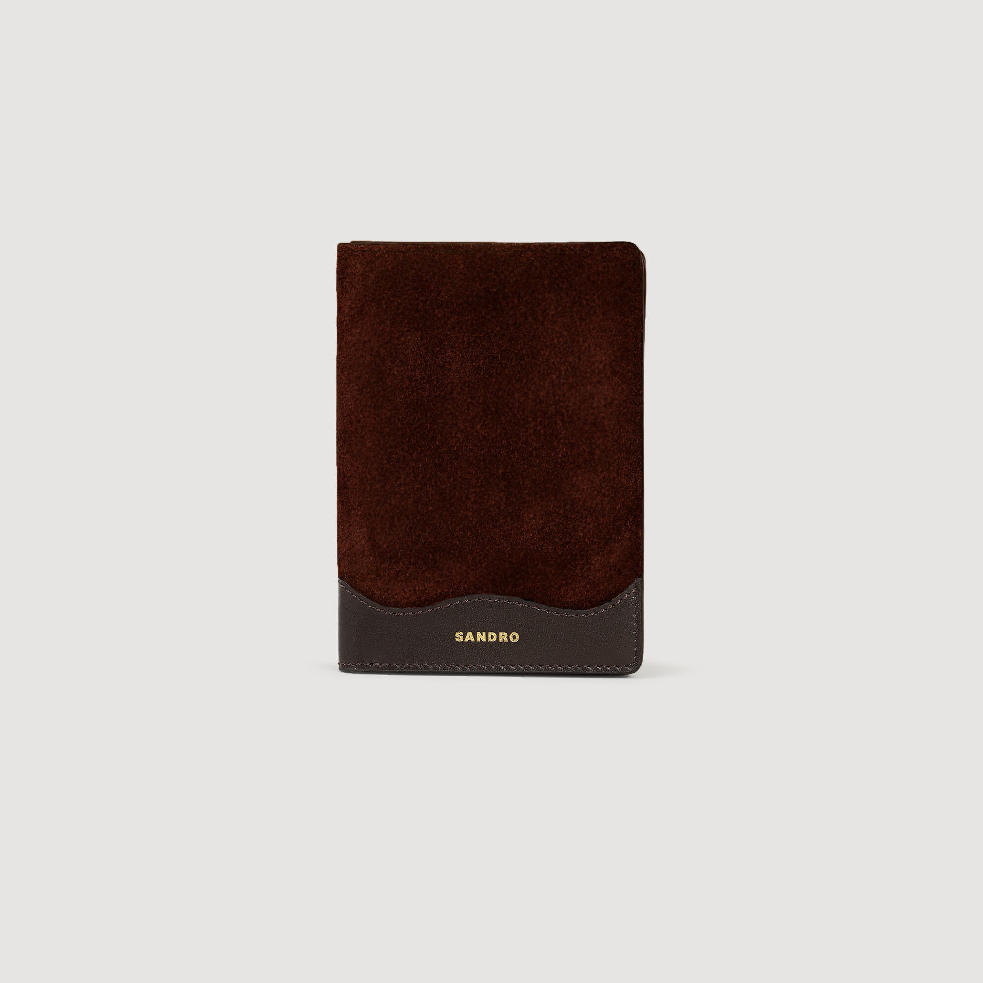 Leather and suede passport case Leather and suede passport case