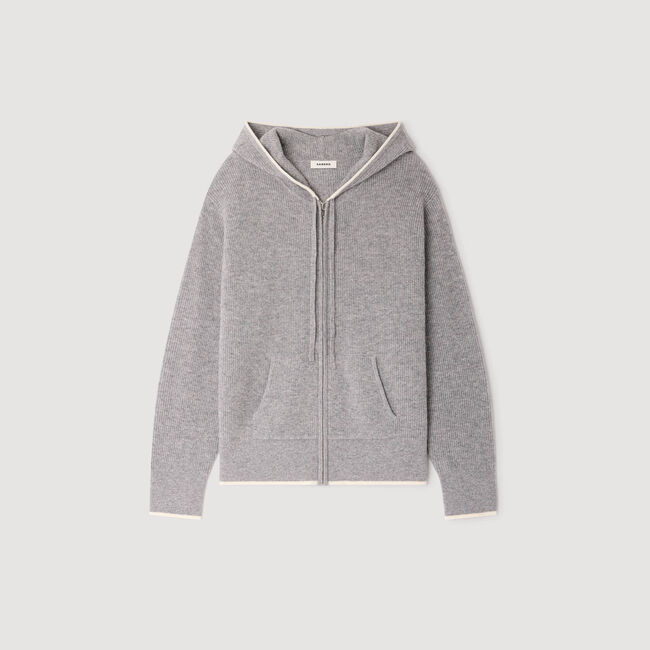Hooded cardigan