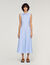 Striped cotton maxi dress