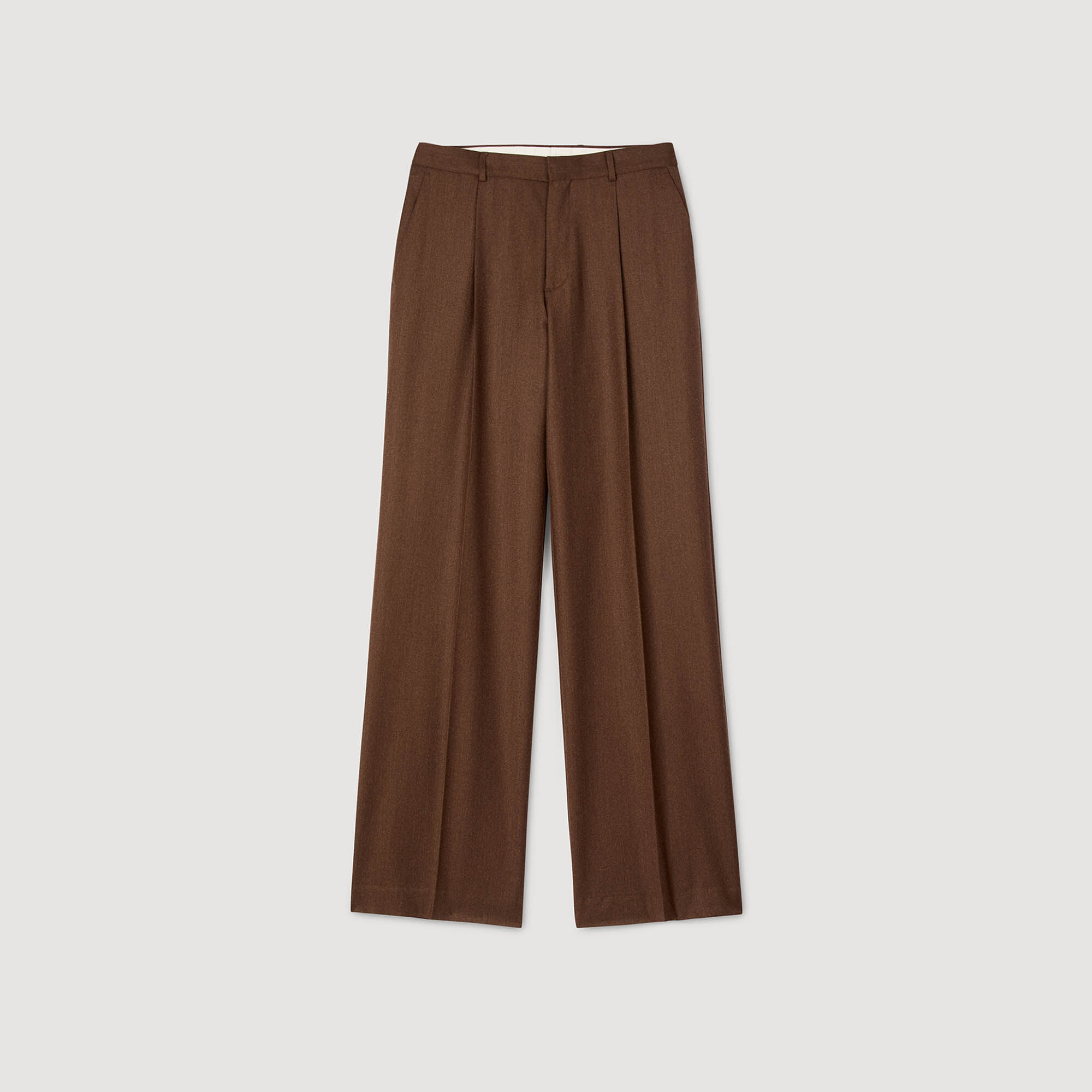 Wide-leg wool trousers Wide-leg wool trousers