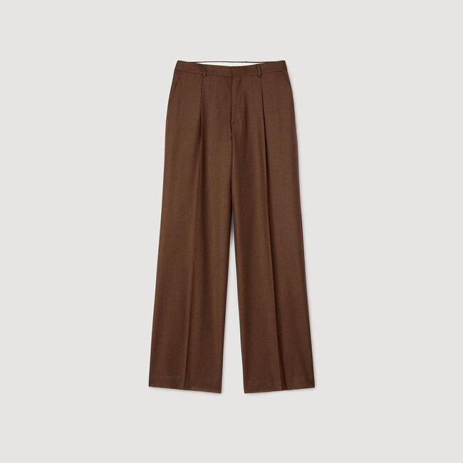 Wide-leg wool trousers Wide-leg wool trousers