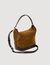 Suede and leather bucket bag TANGOSO