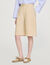 Cotton Bermudas with cutout flowers