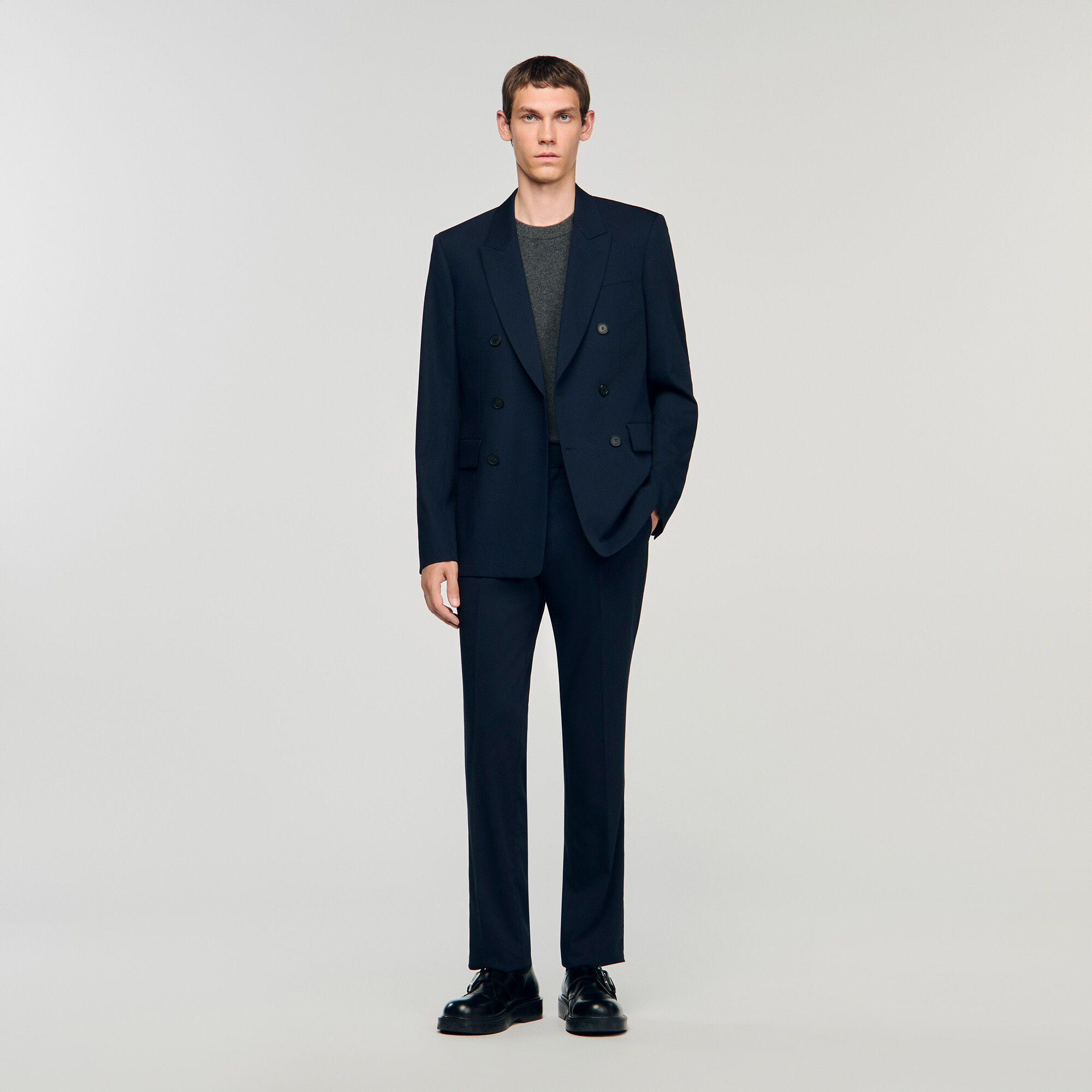 Double-breasted suit jacket Double-breasted suit jacket