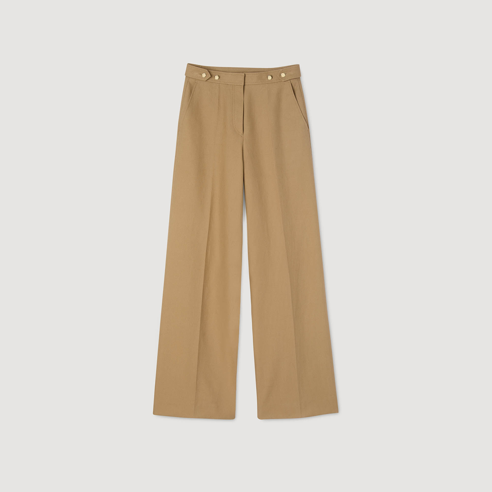Cotton suit trousers