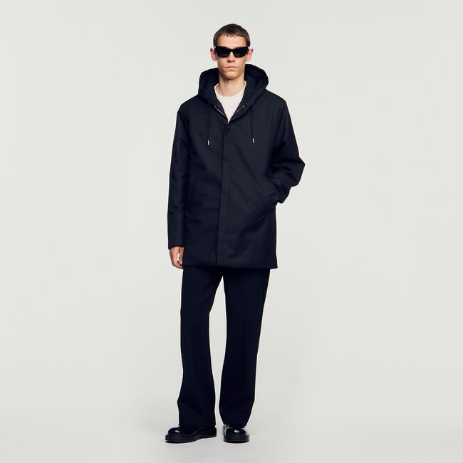 Hooded padded parka - Men | Sandro Paris