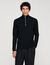 Wool jumper with zip collar Wool jumper with zip collar