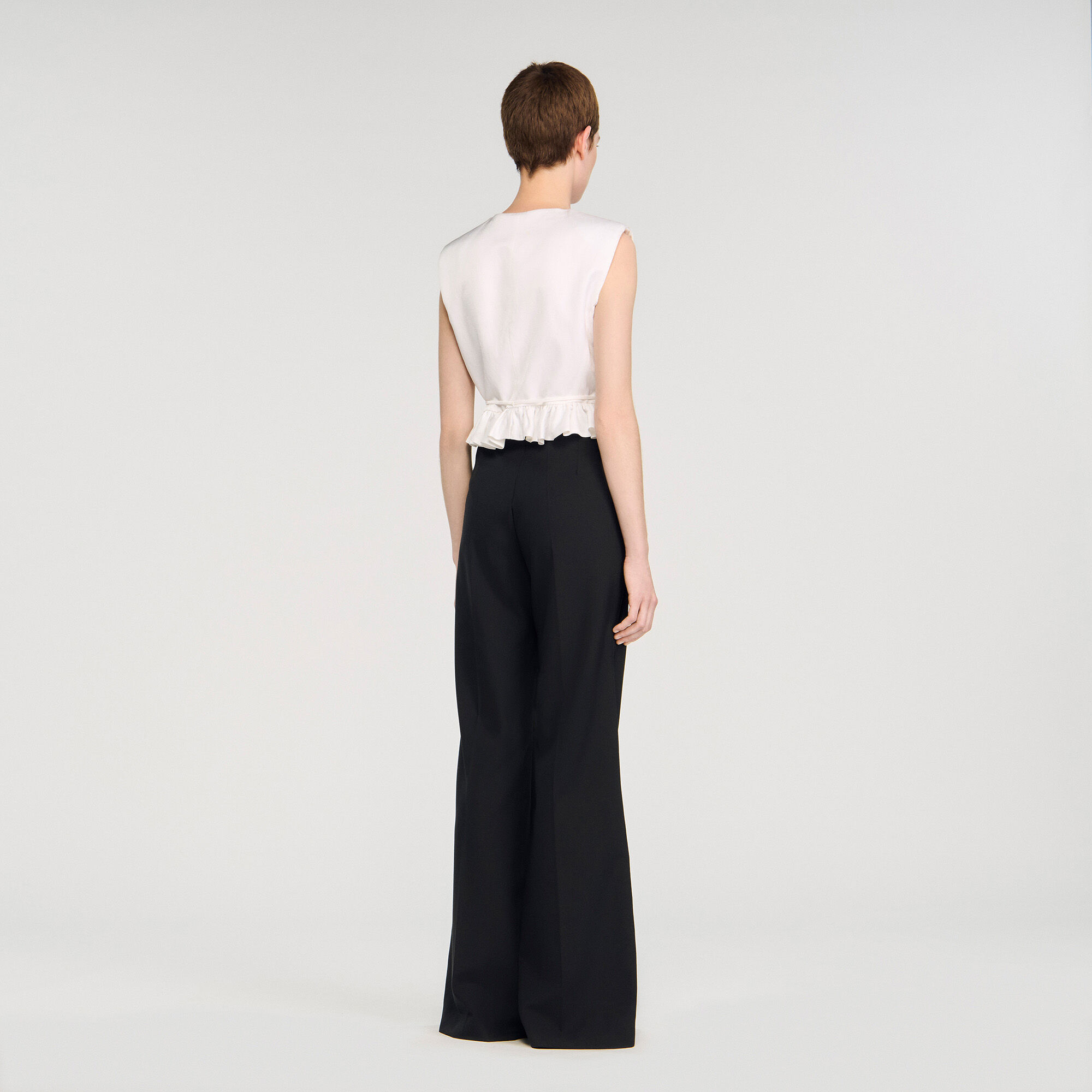 Satin stripe suit trousers Satin stripe suit trousers