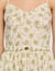 Floral maxi dress with straps