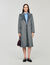 Double-faced check coat Double-faced check coat
