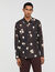 Floral print linen shirt