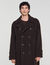 Wool and cashmere double coat