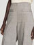 Wide-leg checked wool trousers