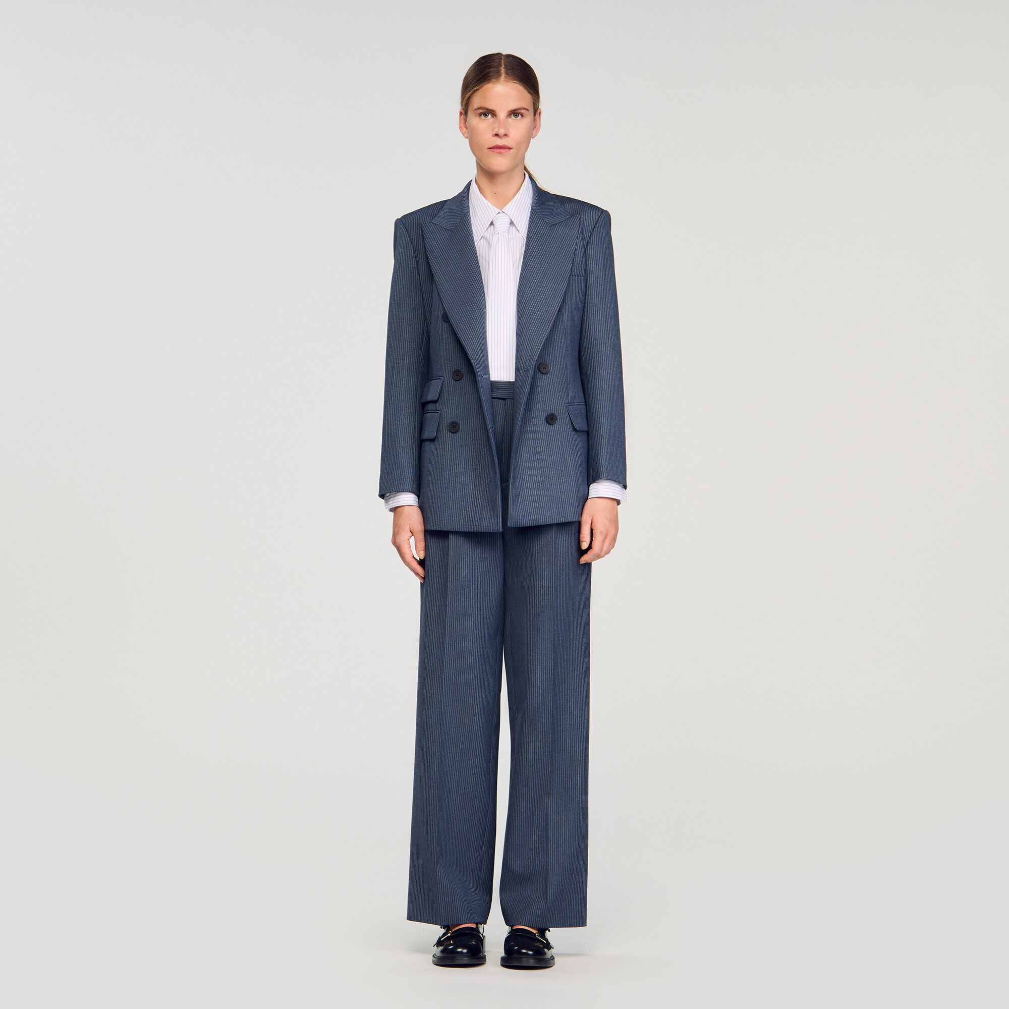 Striped tailored jacket Striped tailored jacket