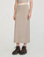 Long two-tone knit skirt Long two-tone knit skirt