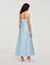 Satin-effect maxi dress
