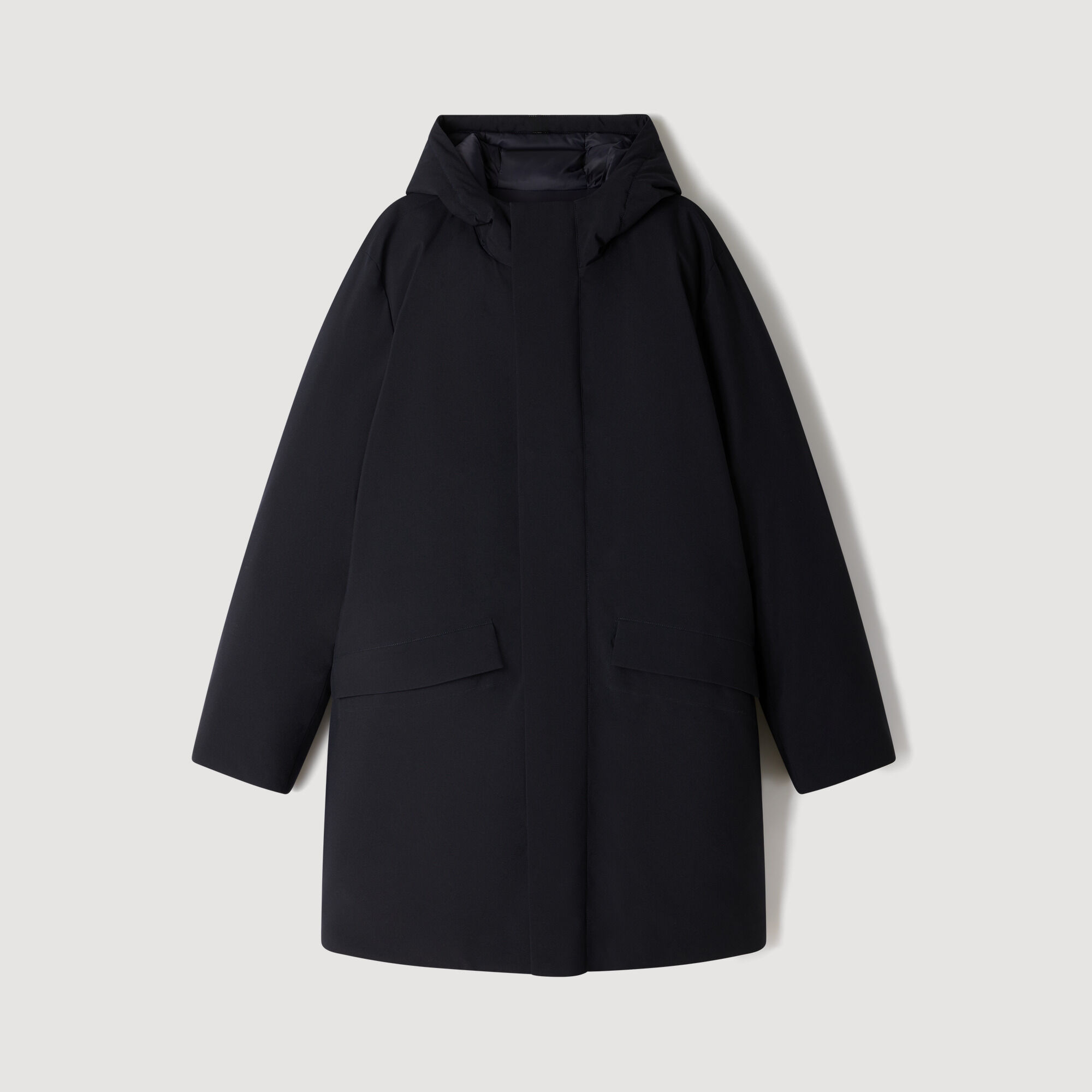 Zip-up hooded parka - Men | Sandro Paris