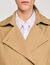 Short oversized trench coat