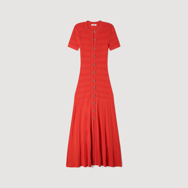 Knit maxi dress