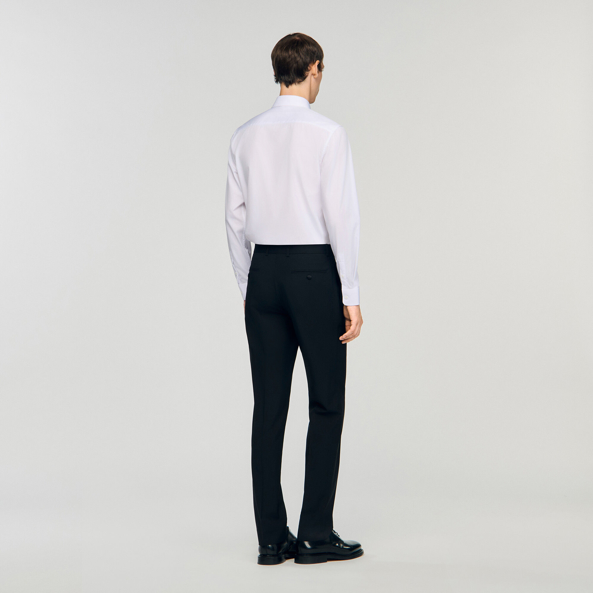 Satin detail trousers