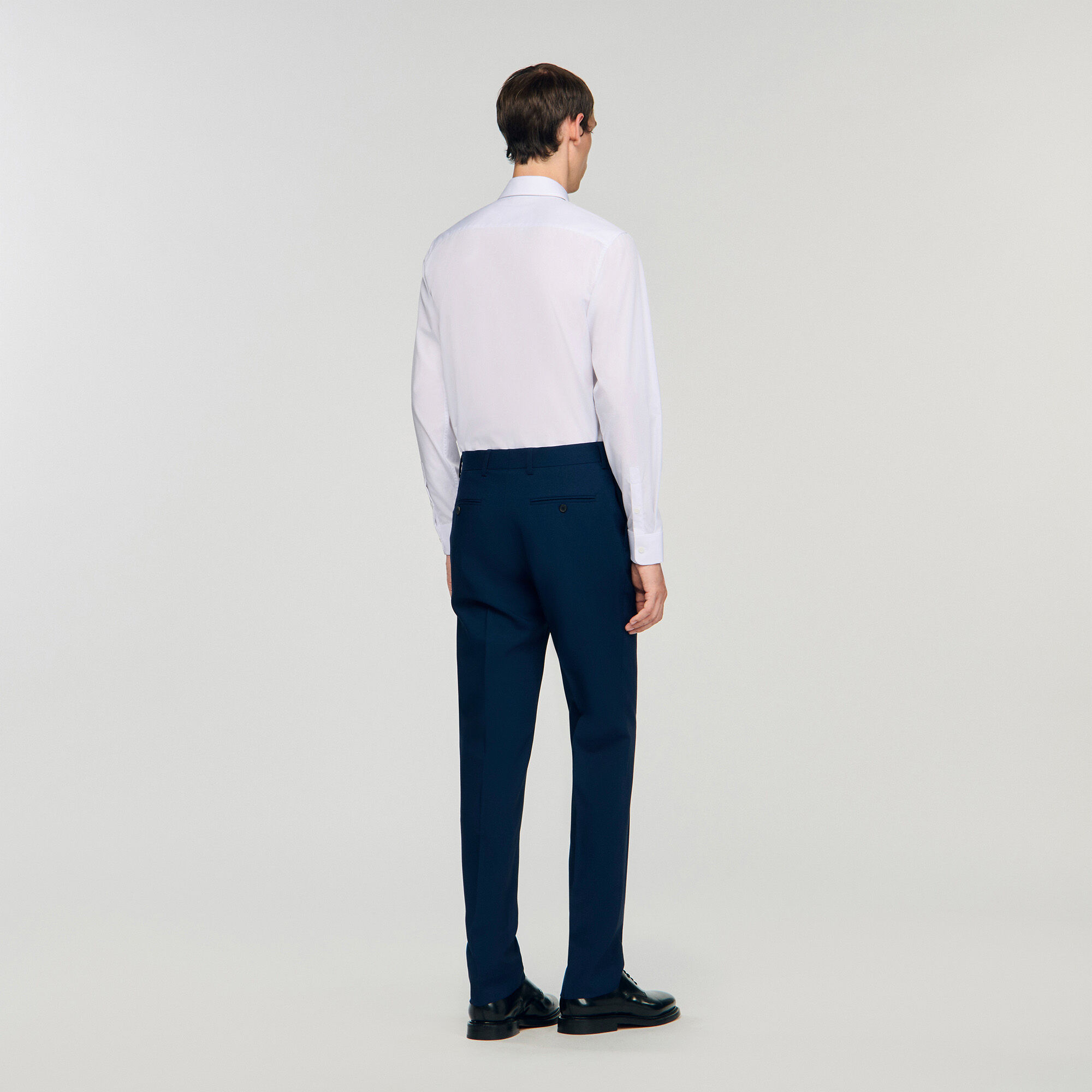 Wool suit trousers