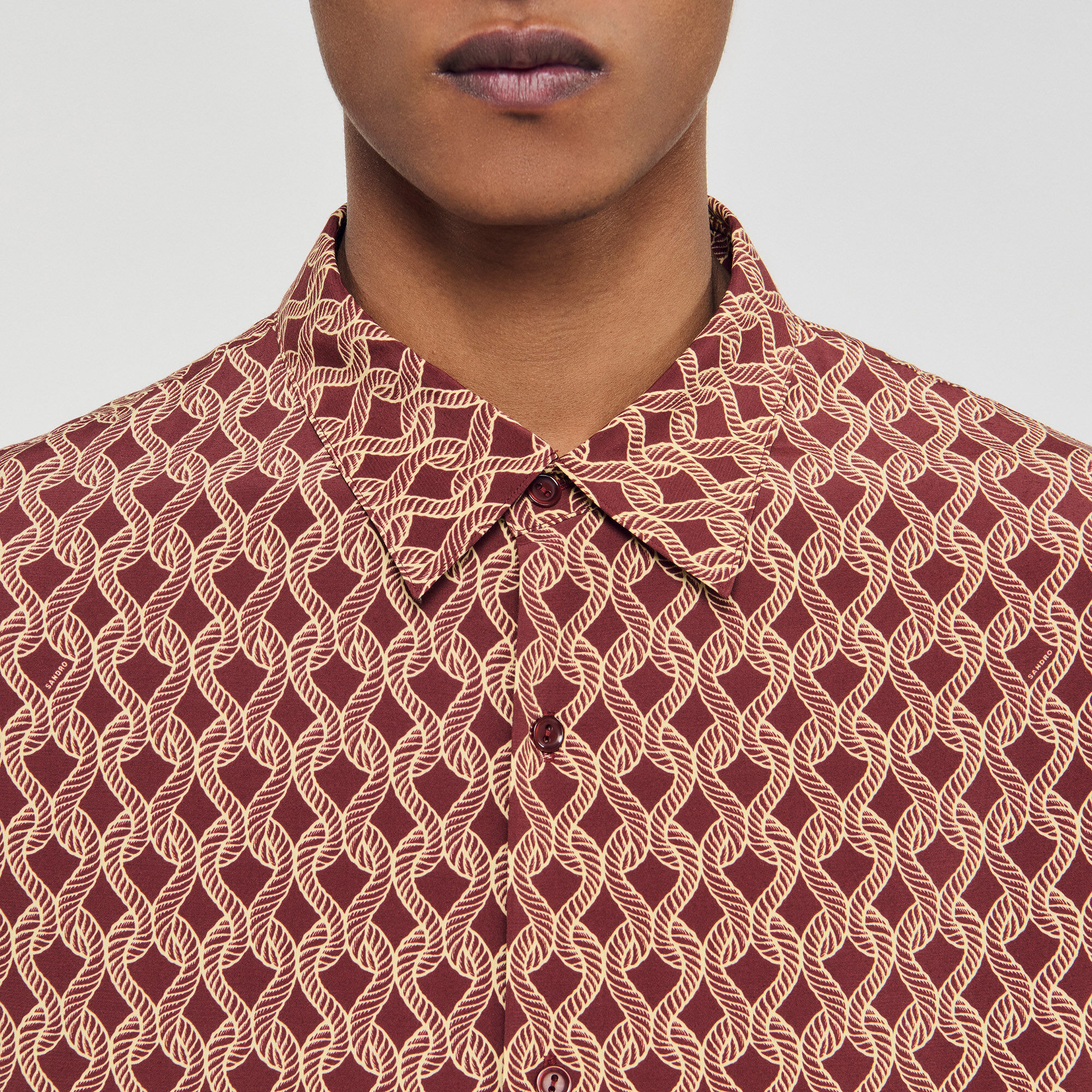 Rope print shirt