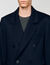 Double-breasted wool coat