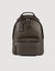 Coated canvas backpack