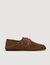 Suede lace-up boat shoes