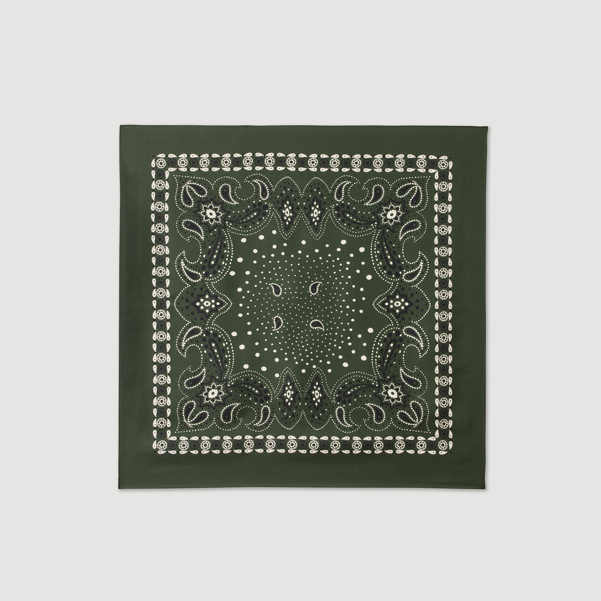 Silk bandana print scarf Silk bandana print scarf