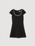 Short dress with rhinestone collar Short dress with rhinestone collar