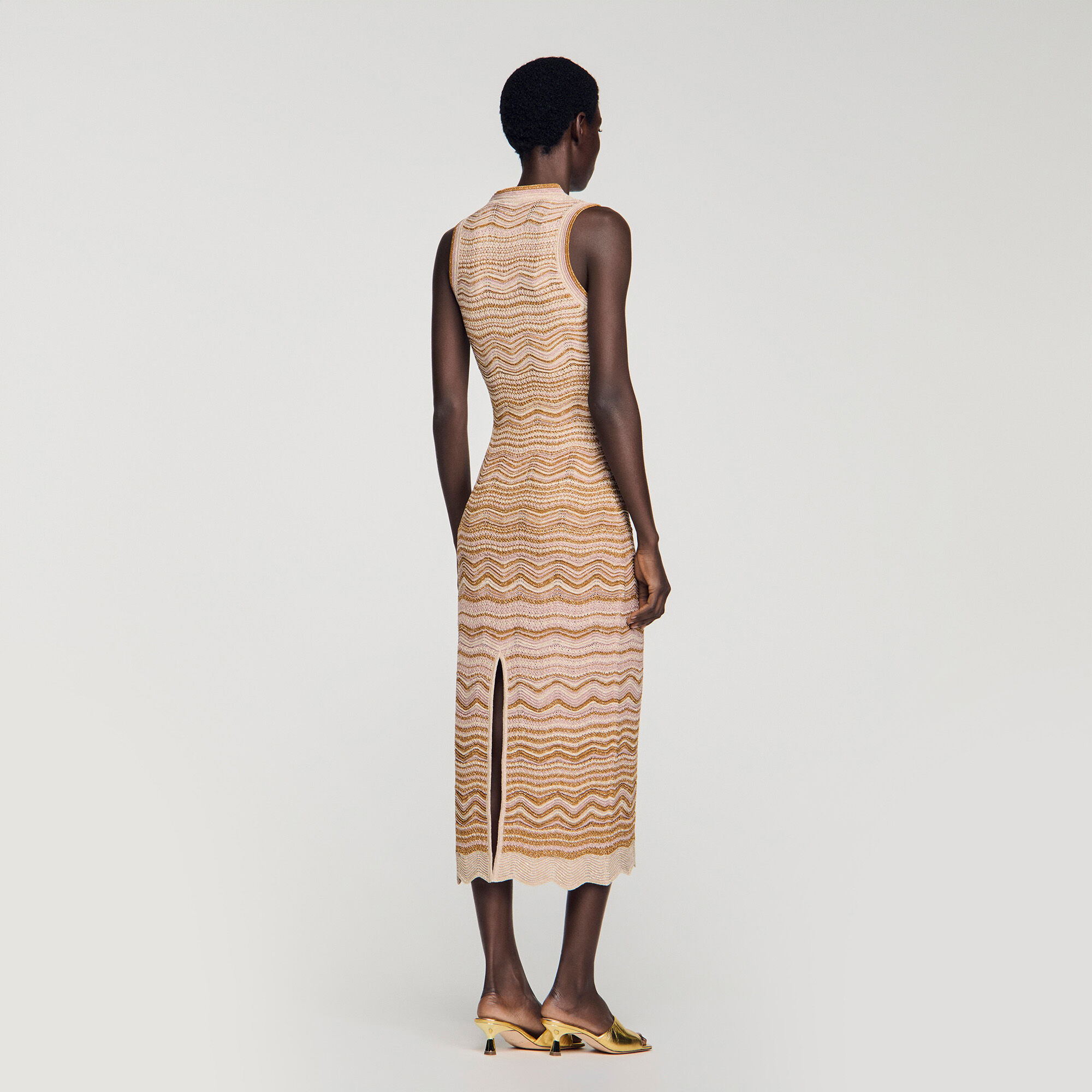 Fancy knit maxi dress