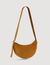 Small zipped split leather hobo