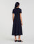 Ribbed knit maxi dress