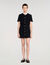 Short dress with detachable collar Short dress with detachable collar